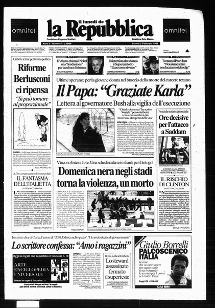 Il lunedì de La repubblica